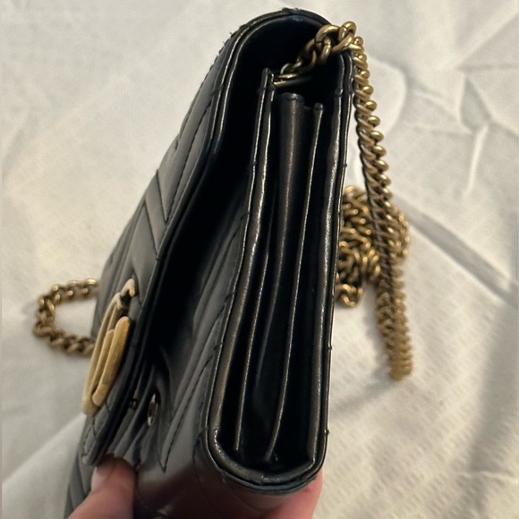 Gucci Marmont Chevron flap - Picture 9 of 11